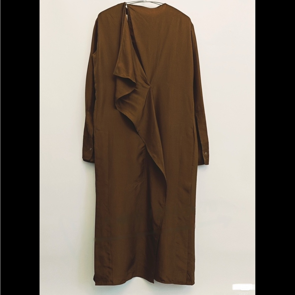 NWT-JNBY 100% Mulberry Silk Dress / Long Shirt - Size S(Fits S/XS)